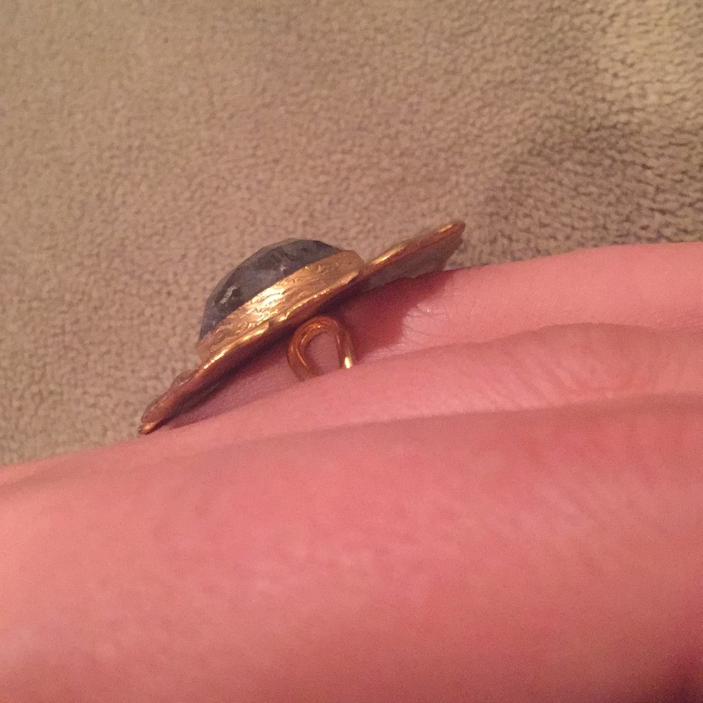 Labradorite Ring Gold Plated - image 4